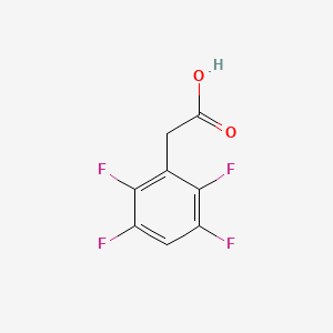 molecular formula C8H4F4O2 B3131330 (2,3,5,6-Tetrafluorophenyl)acetic acid CAS No. 3516-91-4