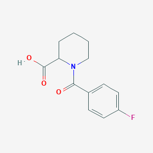 1-(4-Fluorobenzoyl)piperidine-2-carboxylic acid
