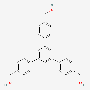 molecular formula C27H24O3 B3131405 5'-[4-(Hydroxymethyl)phenyl][1,1':3',1''-terphenyl]-4,4''-dimethanol CAS No. 353289-47-1