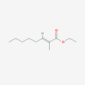 molecular formula C11H20O2 B3131433 2-甲基辛-2-烯酸乙酯 CAS No. 35402-23-4