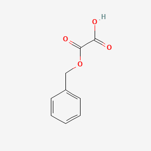 molecular formula C9H8O4 B3131456 (Benzyloxy)(oxo)acetic acid CAS No. 35448-14-7