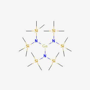 molecular formula C18H54GaN3Si6 B3131460 Gallium tris[bis(trimethylsilyl)amide] CAS No. 35450-28-3