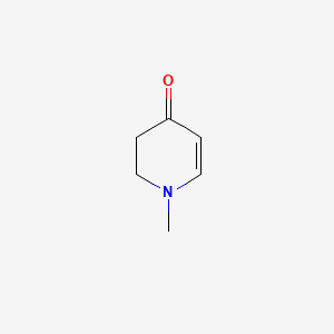 molecular formula C6H9NO B3131498 4(1H)-吡啶酮，2,3-二氢-1-甲基- CAS No. 35488-00-7