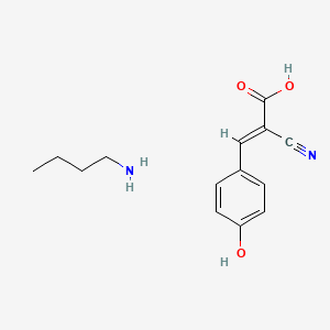 molecular formula C14H18N2O3 B3131505 α-氰基-4-羟基肉桂酸丁胺盐 CAS No. 355011-53-9