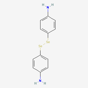 molecular formula C12H12N2Se2 B3131513 Bis(4-aminophenyl)diselenide CAS No. 35507-35-8