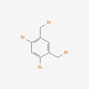 molecular formula C8H6Br4 B3131514 1,5-Dibromo-2,4-bis(bromomethyl)benzene CAS No. 35510-03-3