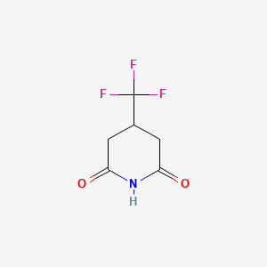 molecular formula C6H6F3NO2 B3131559 4-(Trifluoromethyl)piperidine-2,6-dione CAS No. 356518-29-1
