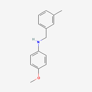 molecular formula C15H17NO B3131587 4-Methoxy-N-(3-methylbenzyl)aniline CAS No. 356530-42-2