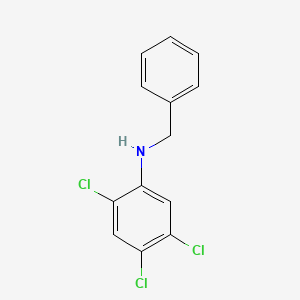 molecular formula C13H10Cl3N B3131592 N-Benzyl-2,4,5-trichloroaniline CAS No. 356530-71-7