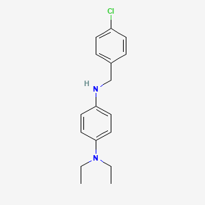 N1-(4-chlorobenzyl)-N4,N4-diethyl-1,4-benzenediamine