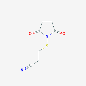 2,5-Pyrrolidinedione, 1-[(2-cyanoethyl)thio]-