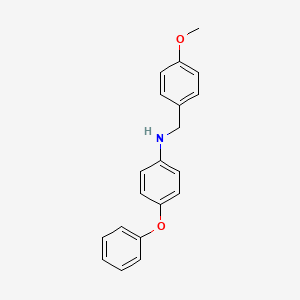 molecular formula C20H19NO2 B3131645 N-(4-Methoxybenzyl)-4-phenoxyaniline CAS No. 356536-92-0