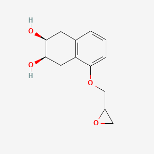 molecular formula C13H16O4 B3131701 顺式-1,2,3,4-四氢-5-(环氧甲氧基)-2,3-萘二酚 CAS No. 35697-15-5