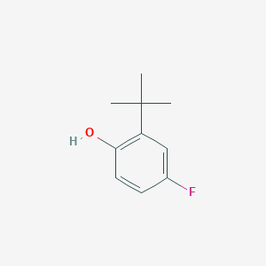molecular formula C10H13FO B3131743 2-Tert-butyl-4-fluorophenol CAS No. 357611-22-4
