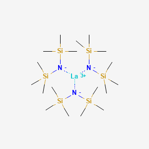 molecular formula C18H54LaN3Si6 B3131745 Tris(N,N-bis(trimethylsilyl)amide)lanthanum(III) CAS No. 35788-99-9
