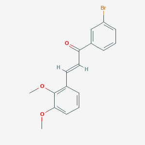 (2E)-1-(3-Bromophenyl)-3-(2,3-dimethoxyphenyl)prop-2-en-1-one