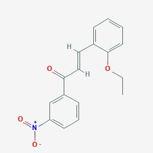 molecular formula C17H15NO4 B3131814 (2E)-3-(2-Ethoxyphenyl)-1-(3-nitrophenyl)prop-2-en-1-one CAS No. 358656-78-7