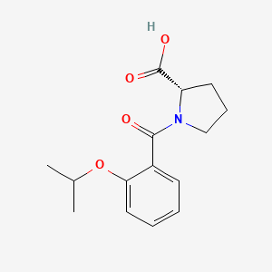 molecular formula C15H19NO4 B3131845 1-(2-Isopropoxybenzoyl)proline CAS No. 358674-85-8