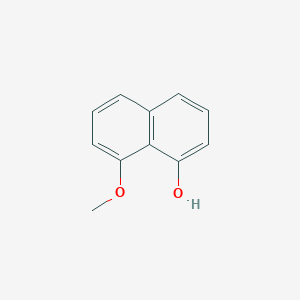 molecular formula C11H10O2 B3131861 8-Methoxynaphthalene-1-ol CAS No. 3588-75-8