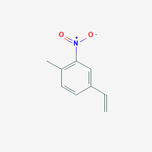 molecular formula C9H9NO2 B3131873 4-Ethenyl-1-methyl-2-nitrobenzene CAS No. 35921-01-8