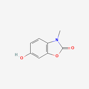 molecular formula C8H7NO3 B3131885 6-羟基-3-甲基-1,3-苯并恶唑-2(3H)-酮 CAS No. 359434-29-0