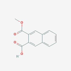 molecular formula C13H10O4 B3131899 3-(Methoxycarbonyl)naphthalene-2-carboxylic acid CAS No. 35977-78-7