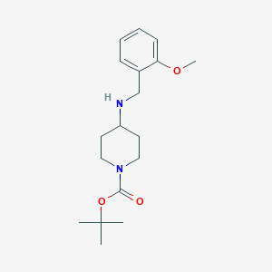 molecular formula C18H28N2O3 B3131907 tert-Butyl 4-(2-methoxybenzylamino)piperidine-1-carboxylate CAS No. 359877-80-8