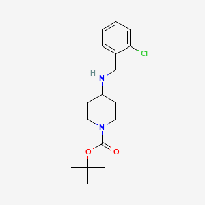 molecular formula C17H25ClN2O2 B3131916 tert-Butyl 4-(2-chlorobenzylamino)piperidine-1-carboxylate CAS No. 359877-83-1