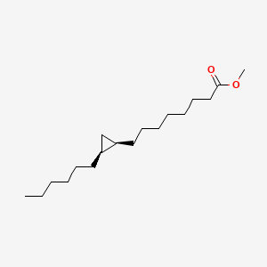 molecular formula C18H34O2 B3132009 Methyl 8-[(1R,2S)-2-hexylcyclopropyl]octanoate CAS No. 36254-90-7