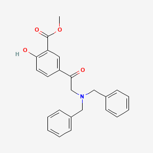 molecular formula C24H23NO4 B3132034 5-(2-(二苄氨基)乙酰)-2-羟基苯甲酸甲酯 CAS No. 36270-04-9