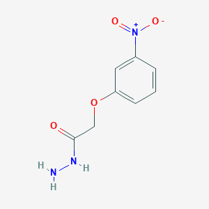 molecular formula C8H9N3O4 B3132058 2-(3-硝基苯氧基)乙酰肼 CAS No. 36304-45-7