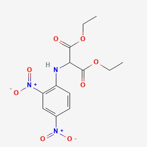 molecular formula C13H15N3O8 B3132059 Diethyl [(2,4-dinitrophenyl)amino]malonate CAS No. 36309-52-1