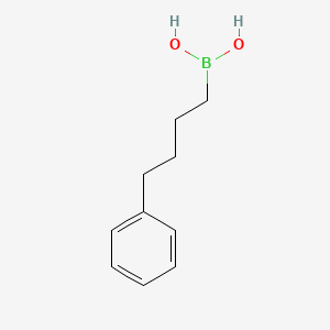 molecular formula C10H15BO2 B3132074 Phenylbutylboronic acid CAS No. 36329-86-9