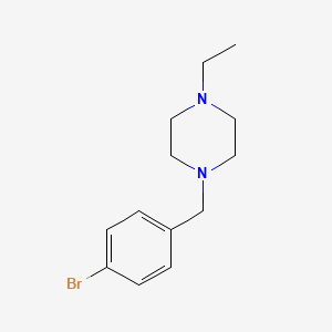 molecular formula C13H19BrN2 B3132151 1-(4-Bromobenzyl)-4-ethylpiperazine CAS No. 364793-85-1