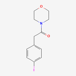 molecular formula C12H14INO2 B3132158 2-(4-碘苯基)-1-吗啉-4-基乙酮 CAS No. 364793-89-5