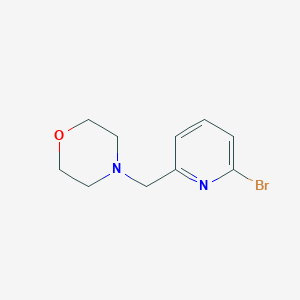 molecular formula C10H13BrN2O B3132168 4-((6-Bromopyridin-2-yl)methyl)morpholine CAS No. 364794-59-2