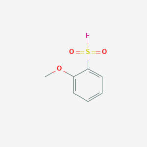 molecular formula C7H7FO3S B3132192 2-Methoxy-benzenesulfonylfluoride CAS No. 365-35-5
