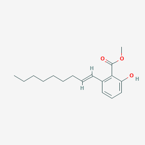 molecular formula C17H24O3 B3132218 2-羟基-6-壬-1-烯基-苯甲酸甲酯 CAS No. 365542-27-4