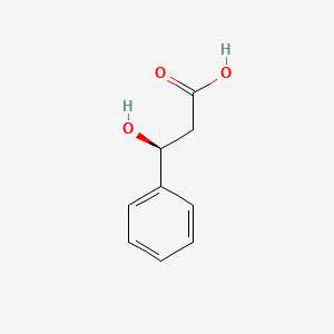 molecular formula C9H10O3 B3132310 (S)-3-Hydroxy-3-phenylpropionic acid CAS No. 36567-72-3