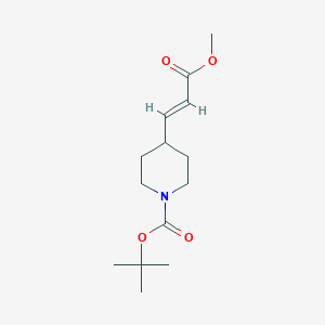 Tert-butyl 4-(3-methoxy-3-oxoprop-1-en-1-yl)piperidine-1-carboxylate