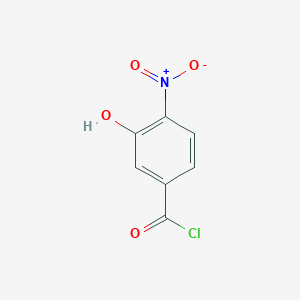 molecular formula C7H4ClNO4 B3132431 3-羟基-4-硝基苯甲酰氯 CAS No. 36852-58-1