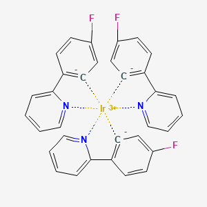 molecular formula C33H21F3IrN3 B3132538 Ir(p-F-ppy)3 CAS No. 370878-69-6