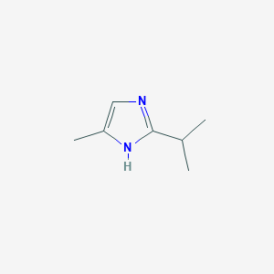 molecular formula C7H12N2 B3132616 2-Isopropyl-4-methyl-1H-imidazole CAS No. 37455-58-6