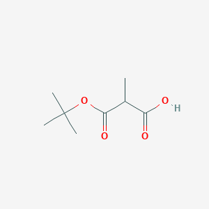 molecular formula C8H14O4 B3132630 3-(Tert-butoxy)-2-methyl-3-oxopropanoic acid CAS No. 37472-52-9