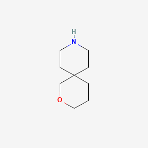 molecular formula C9H17NO B3132656 2-Oxa-9-azaspiro[5.5]undecane CAS No. 374795-48-9