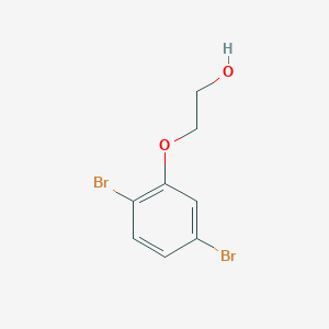molecular formula C8H8Br2O2 B3132807 2-(2,5-Dibromophenoxy)ethanol CAS No. 377091-17-3