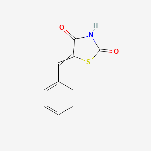 molecular formula C10H7NO2S B3132808 苯亚甲基噻唑烷二酮 CAS No. 3774-99-0