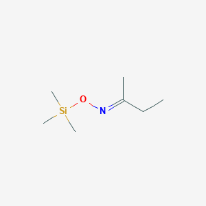 molecular formula C7H17NOSi B3132851 (Ethylmethylketoximino)trimethylsilane CAS No. 37843-14-4