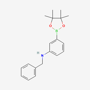 N-benzyl-3-(4,4,5,5-tetramethyl-1,3,2-dioxaborolan-2-yl)aniline