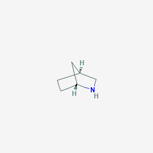molecular formula C6H11N B3132902 (1R,4S)-2-Aza-bicyclo[2.2.1]heptane CAS No. 380228-01-3